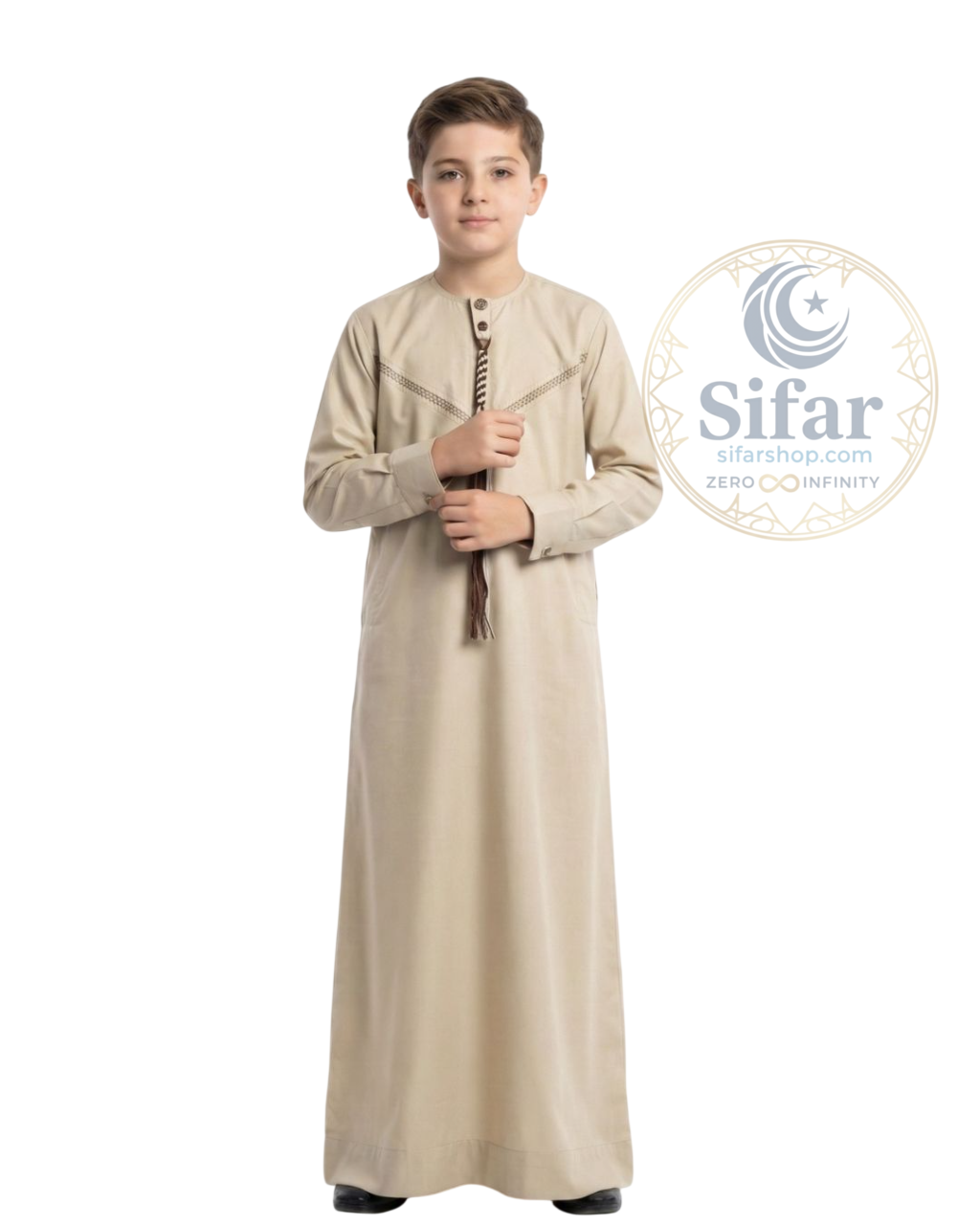 KIDS THAWB (ROYAL GOLD)