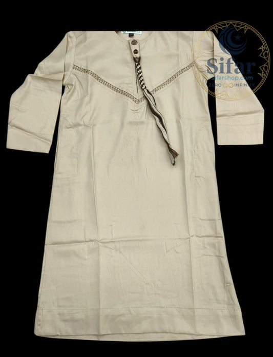 KIDS THAWB (ROYAL GOLD)